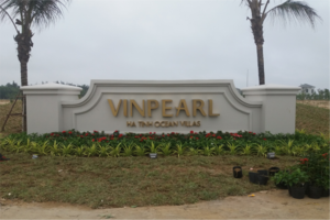 Installing signboard system for Vinpearl Resort &amp; Villas Nghe An, Vinpearl Resort &amp; Villas Ha Tinh and Vinpearlland water park Ha Tinh