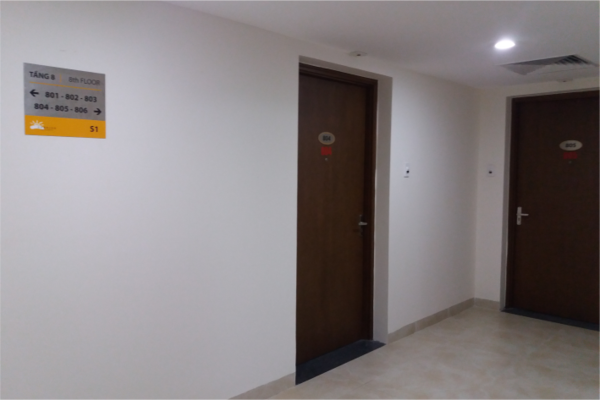 SUNRISE - Apartment signage
